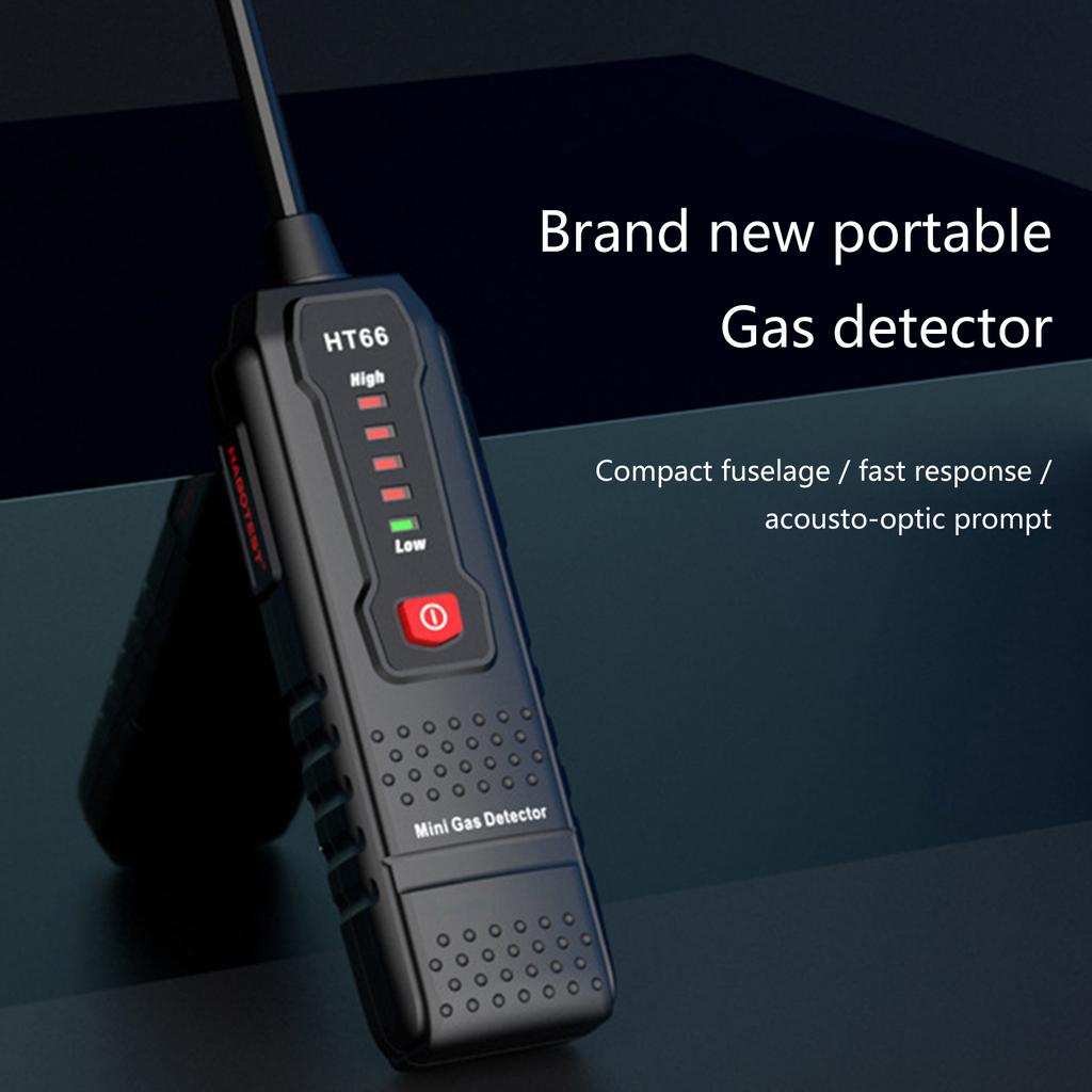 50-1000PPM Gas Leak Tester Flammable Natural Methane Gas Sniffer with Audible Visual Alarm Battery Powered(NOT Included)