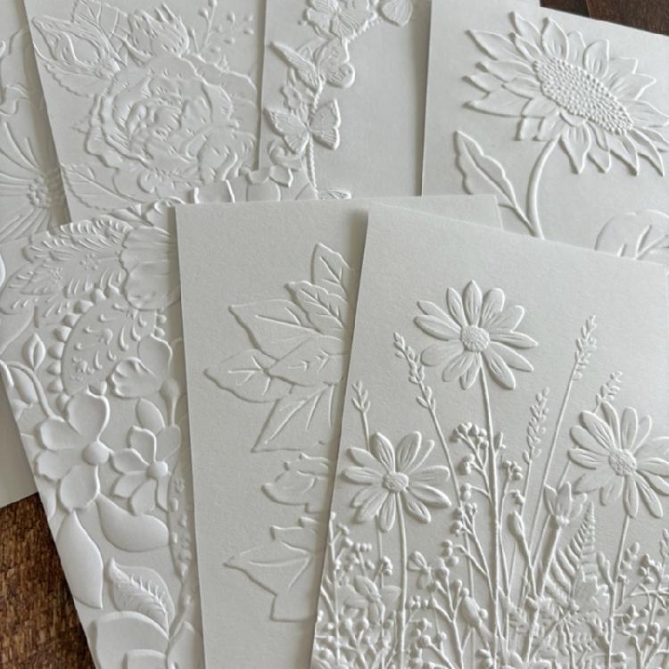 Paper Craft Embossing Folder Textured Butterfly Flower Tree Pattern Embossing Templates for Card Making Scrapbooking
