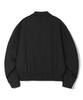 Trillion Twill Rivet Blouson Zip-Up Jacket (Black)