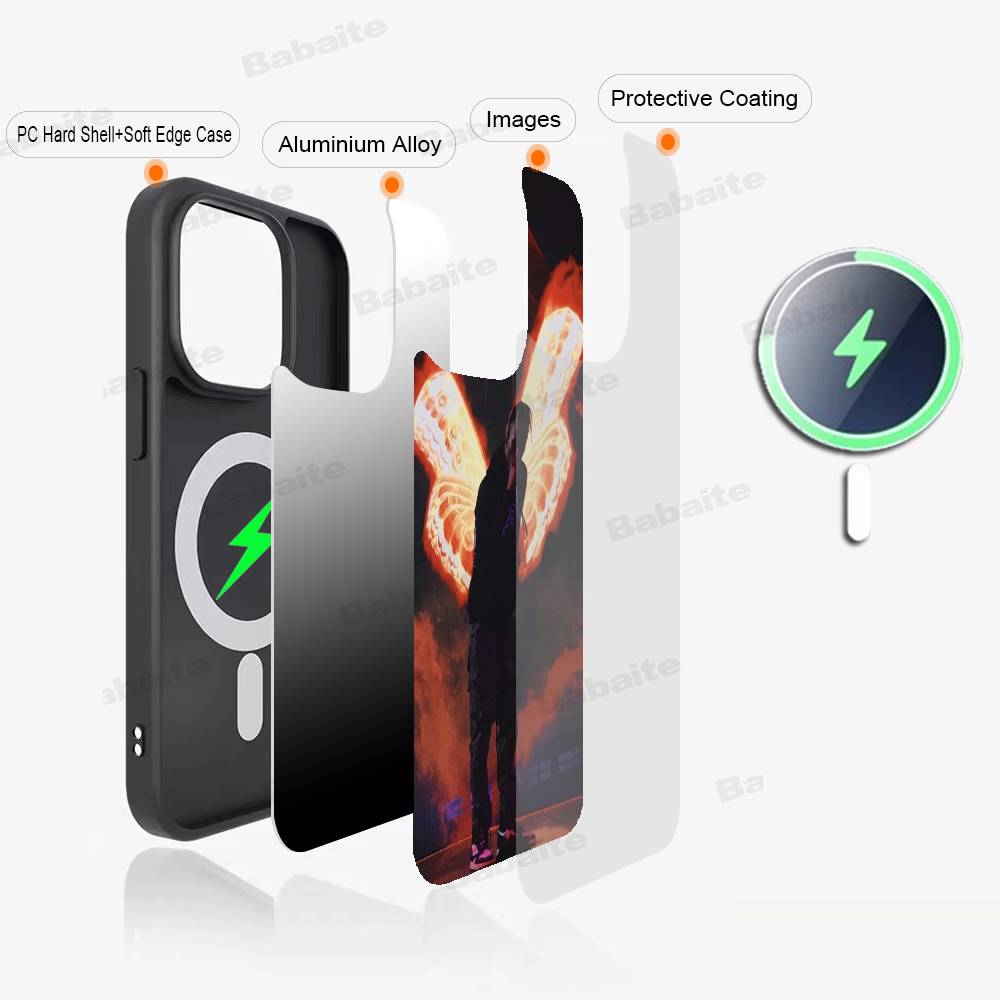 Rapper Don Toliver Magnetic Phone Case For IPhone 16 15 14 13 12 11 17 Pro Max Plus Wireless Charge Cover
