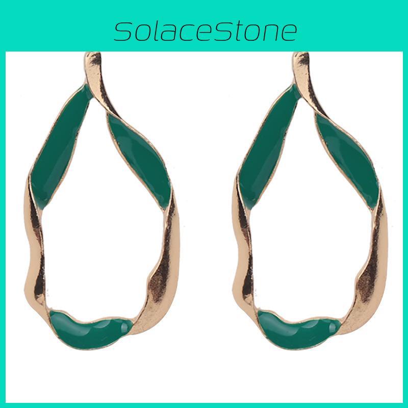 Water Creative Drop Earrings For Women Alloy Minimalist Jewelry Ideal For Gifts Events And