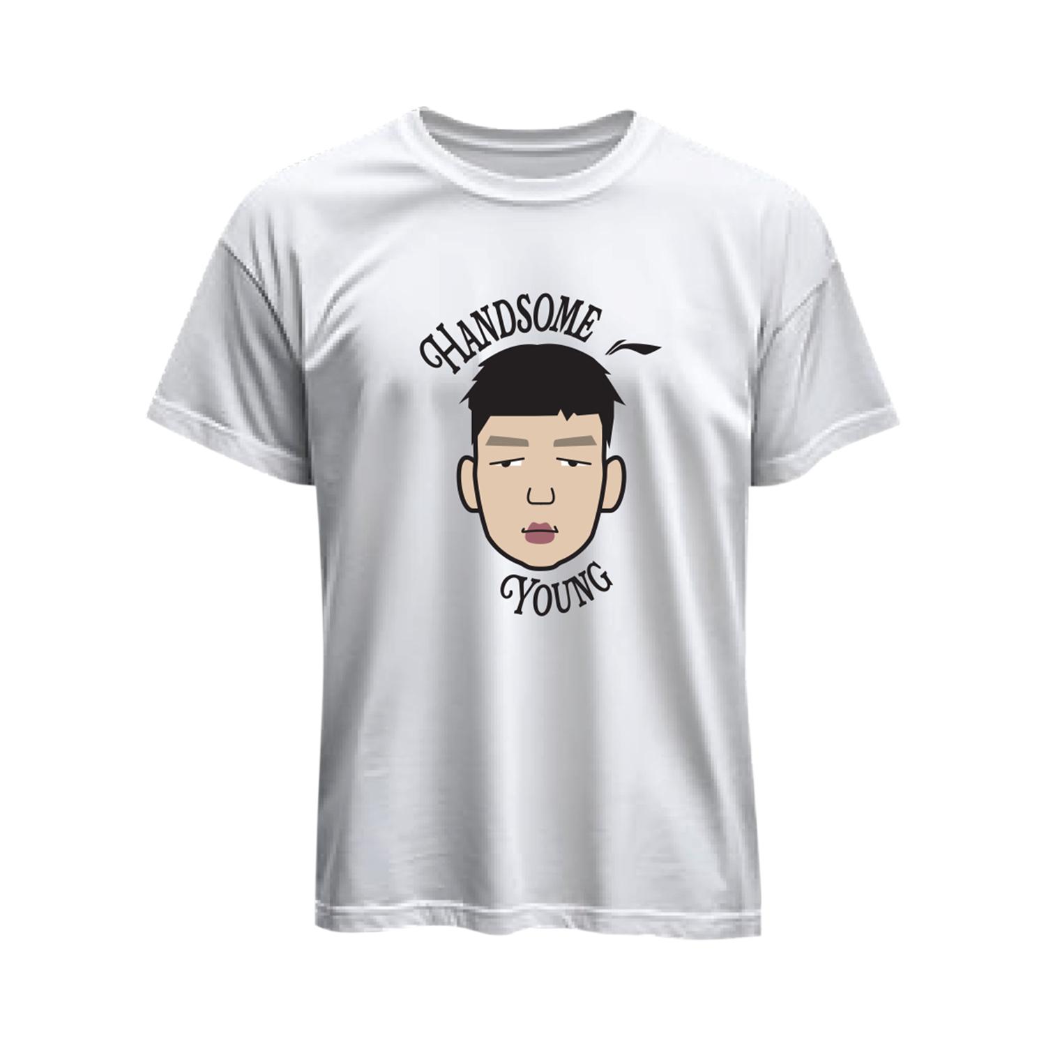 

Li Ning Баскетбольная Серия CBA Принт с Буквами Ян Ханшэн Дышащая Универсальная Футболка с Коротким Рукавом Мужская Футболка Молочно-Белый AHSVH63-1 S