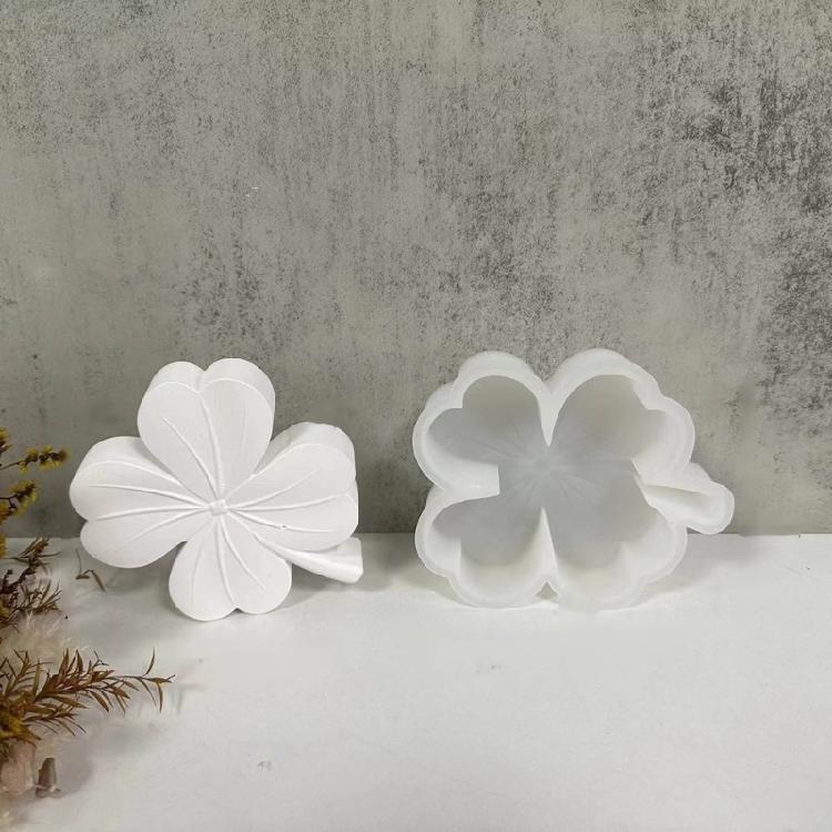 Four Leaf Candle Molds FOR DIY Craft Gypsum Ornaments