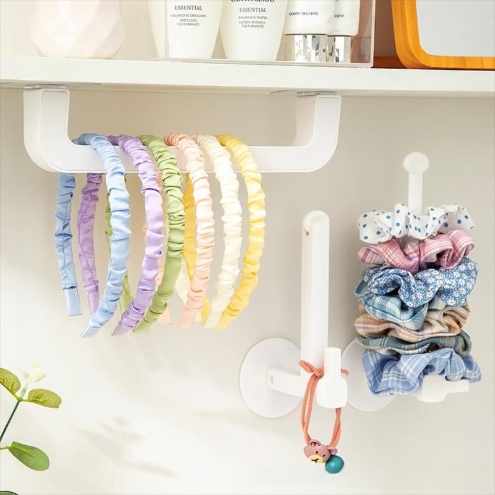 Non Punching Hair Loop Storage Rack Hair Clip Storage Headband Hanging Rack  Household