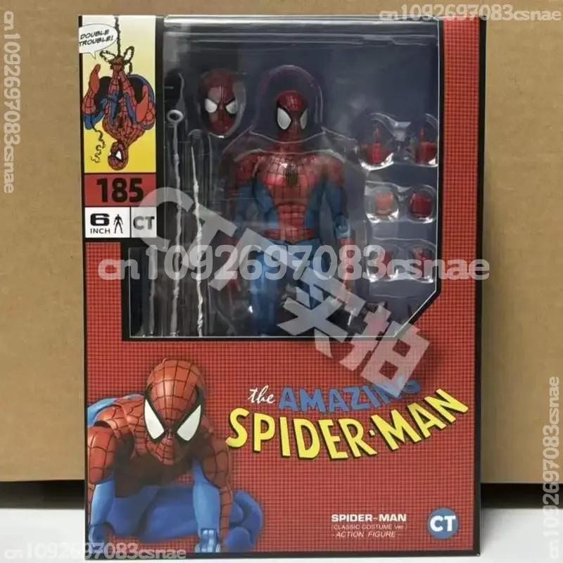 In Stock Ct Toys Spiderman Figure Mafex 185 The Amazing Spider-Man Shf Anime Action Figure  Gifts Toys