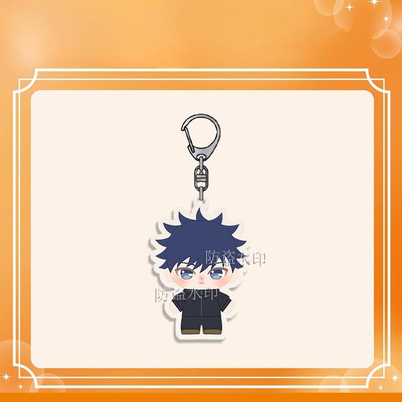 5cm Périphériques Anime Satoru Gojo Porte-clés Acrylique Yuji Itadori Accessoire de Sac Choso Statue Megumi Fushiguro Pendentif Acrylique Jouet