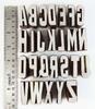 Hand Carved Alphabet Text Stamp Printing Block Wooden Textile Stamp Block