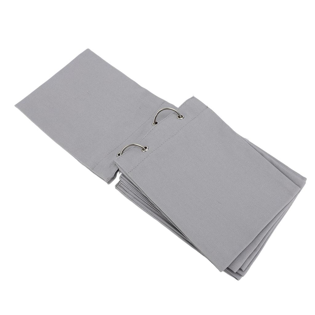 Blank Fabric Sketchbook 12 Pages Linen Folding Portable Travel Journal Fabric Planner Notebook