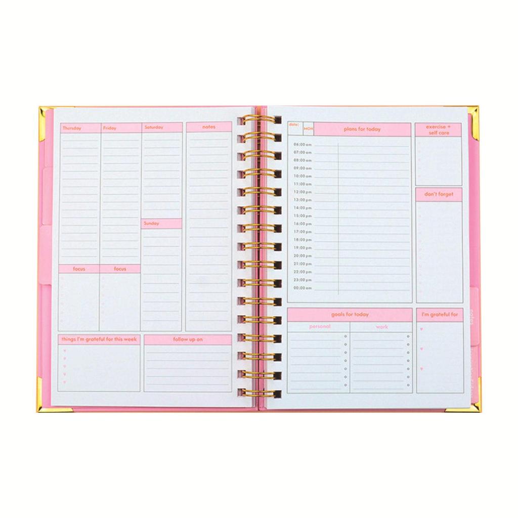 2025 Cross-Border Foreign Trade English Weekly Agenda and Goal Planner Notebook