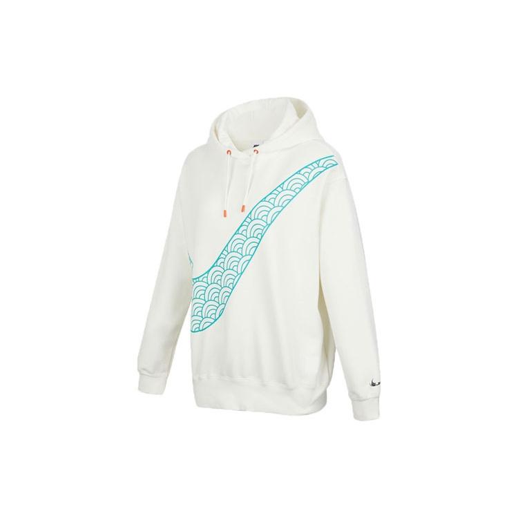 (WMNS) Nike CNY New Year s Edition Hoodie Fleece Loose Knit Sports White Women s DQ5368-133 M