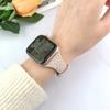 Wąski pasek do paska Apple Watch 40mm 41mm 42mm 38mm 49 44mm 45mm grawerowana silikonowa bransoletka Correa seria 8 7 6 9 5 4 3 SE Ultra