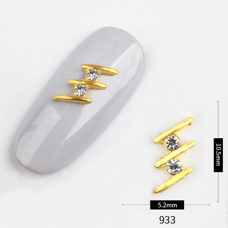 5pc/pack Nail Rhinestone 3D Acrylic Tips DIY Decoration Nail Art Manicure