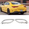 1 Pair Exhaust Tip Cover Trims 1184920200 Left Right Replacement For   CLA‑Class C118  ‑Line 2020 to 2024