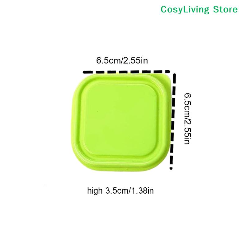 Mini Plastic Moisture-proof Containers With Leakproof Lid Food Storage Container Kitchen Storage Box Random Color