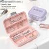 7 Compartments Travel Pill Organizer Small&Large Size Vitamin Container Pill Dispenser  Medicine