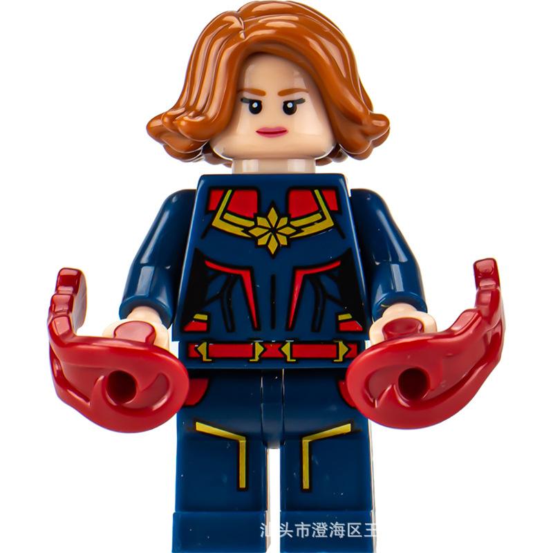 Ninja Warrior Superhero Doll With Weapon Single Building Block Assembly Toy