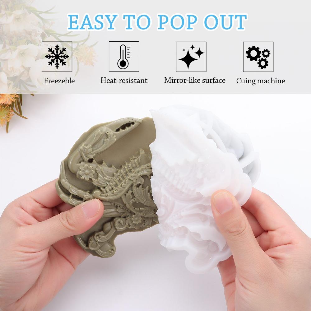 Sea Turtle Silicone Molds Fish Gypsum Mold Hot 3D Resin Crafts Silicone Mold  Holiday Gifts