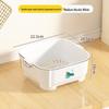 ZISIZ Double-Layer Kitchen Drain Basket