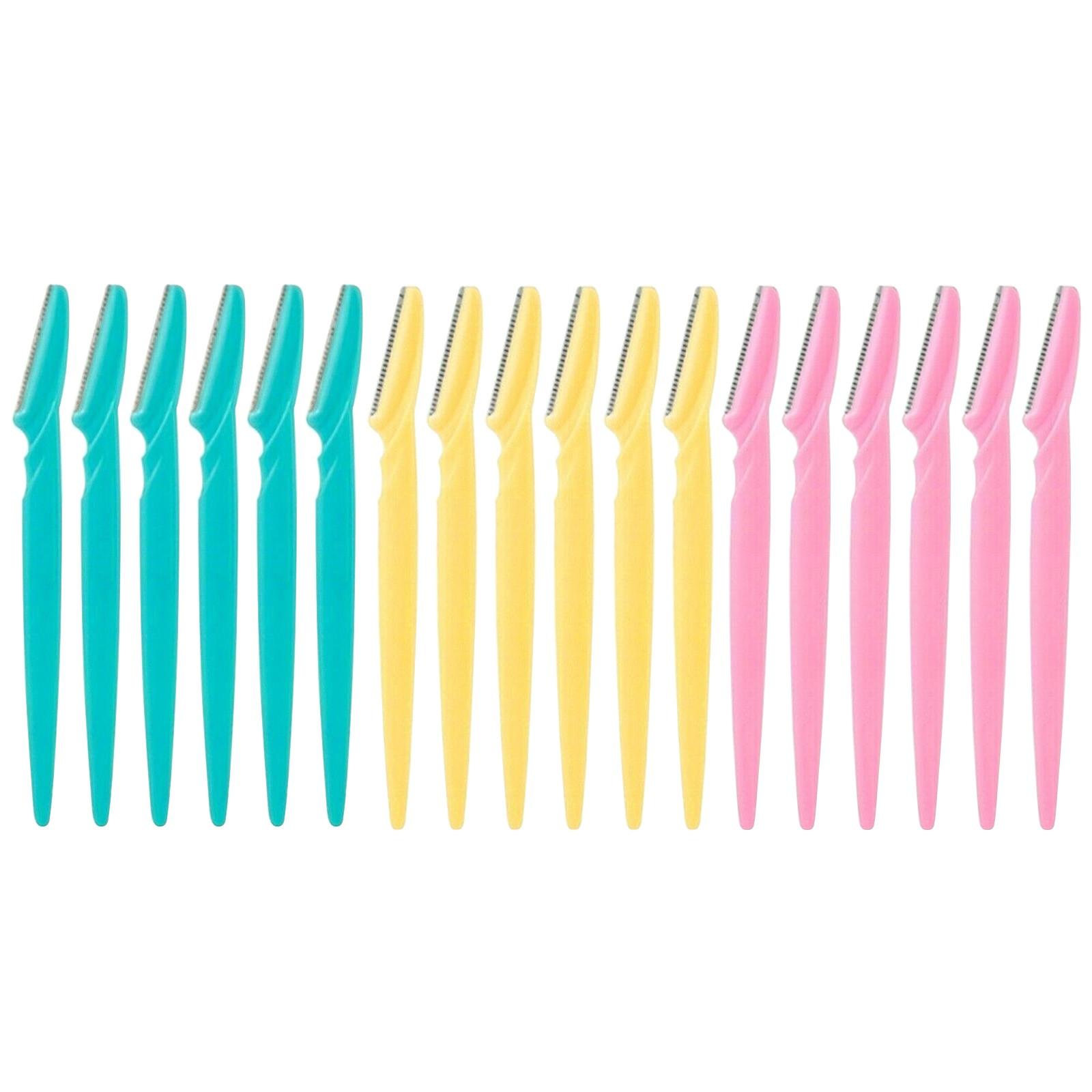 

18 шт., нож для бритья, макияж, нож для бритья бровей, креативные женские инструменты для красоты бровей One Size