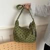 Tide Spring Summer, Simple Polka Dot Largecapacity Commuter Messenger Bag Lazy Wind Highend Bag