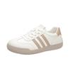 Stepping On Shit Feeling Moral Training Shoes Women's 2025 New Autumn Versatile Flat Leather White Shoes Student Running Sports Shoes Women