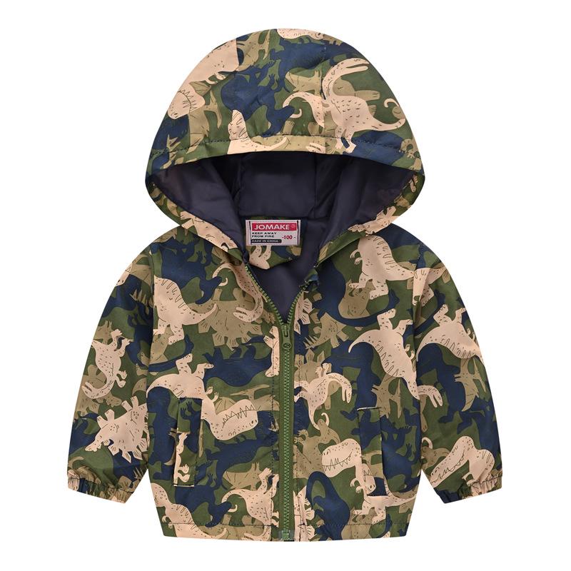 Bedruckte Jacke Strickjacke Kinder Mädchen Jungen Kapuzen Langarm Reißverschluss Blumen Auto Cartoon Windjacke
