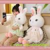 Peluche Lapin Mignon Animal en Peluche Lapin Doux Poupée Lapin Kawaii Oreiller de Sommeil Cadeau d'Anniversaire pour Enfants Filles Lapin Doux et Câlin pour Vous
