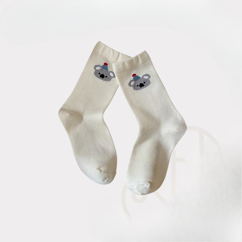 

Cashmere Puppy Socks for Women, Thick, Warm, Trendy and Sweet Wool Socks, Cute Cartoon Mid-calf Socks 1 pair