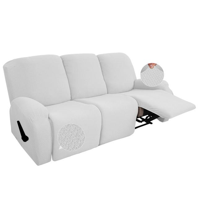 Recliner Sofa Cover Elastic Jacquard Reclining Armchair Covers Thickened Sofa Slipcovers Lazy Boy Chair Coves