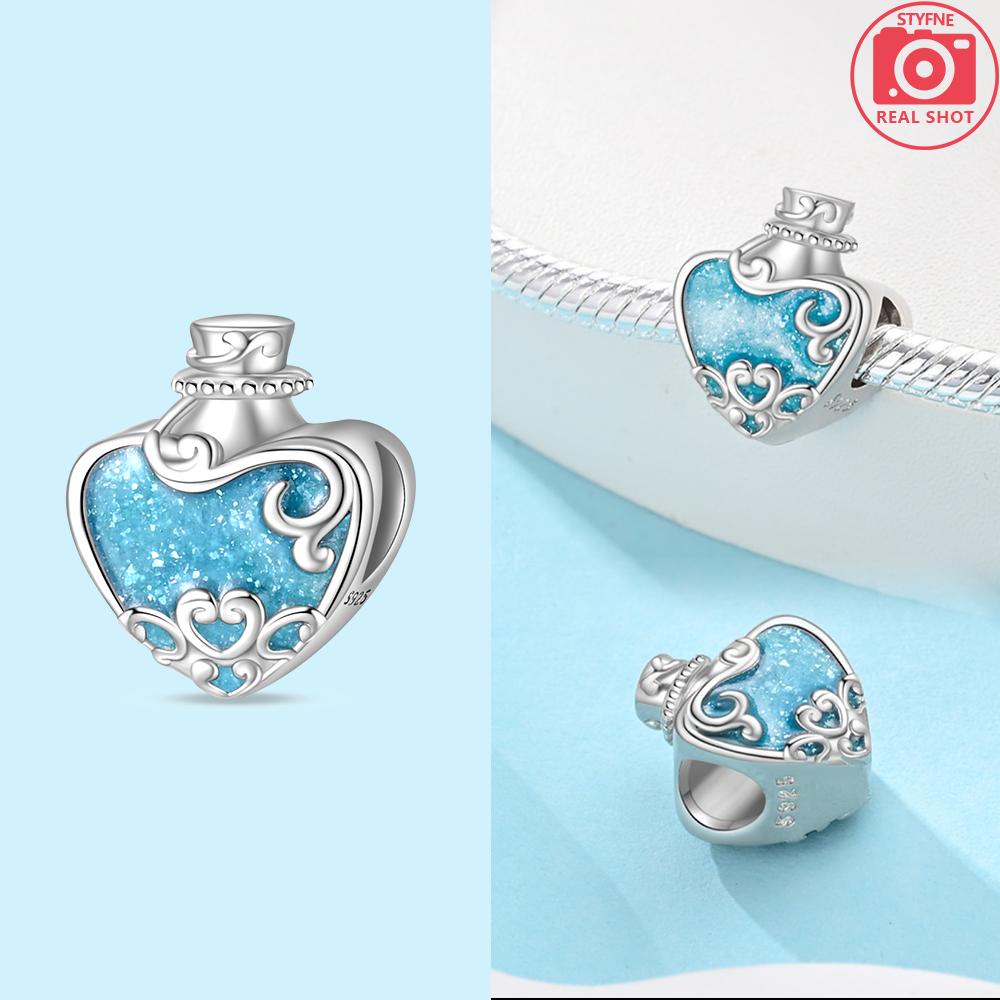 Charms 925 Silver Blue Turtle Hermit Crab Fortune Cat Beads Fit Bracelet Women Luxury Jewelry Diy Friend Fine Gift