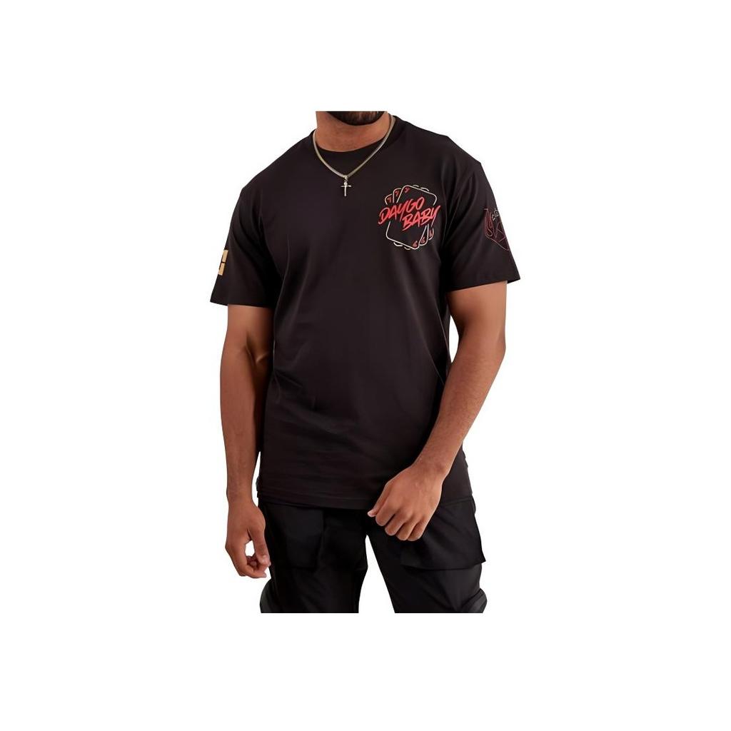 Puma X Mikey Against All Odds Tee 2 Letter Print Crew Neck Short Sleeve T-Shirt Men Tops Black 621912-01