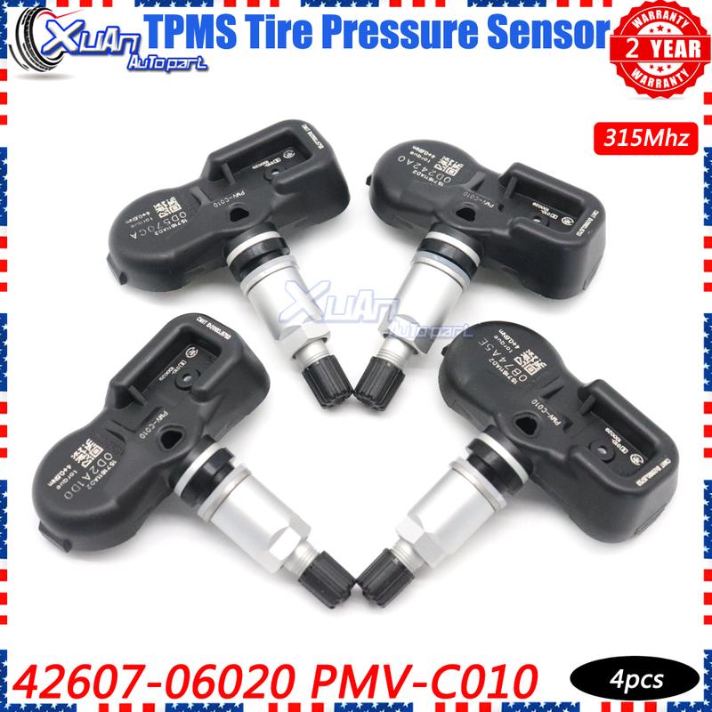 

XUAN 4PCS Tire Pressure Monitor Sensor TPMS For Toyota Avalon Camry Corolla Yaris Rav-4 Highlander Prius C V Prime Scion iM