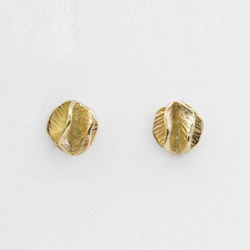 BOLDIERE Flutterring Leaf Earring_ E25[Gold]