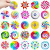 10Pcs Mini Fidget Spinner Toys Bulk Party Favors For Kids Birthday Gifts Goodie Bags Stuffers Classroom Carnival Prizes Supplies
