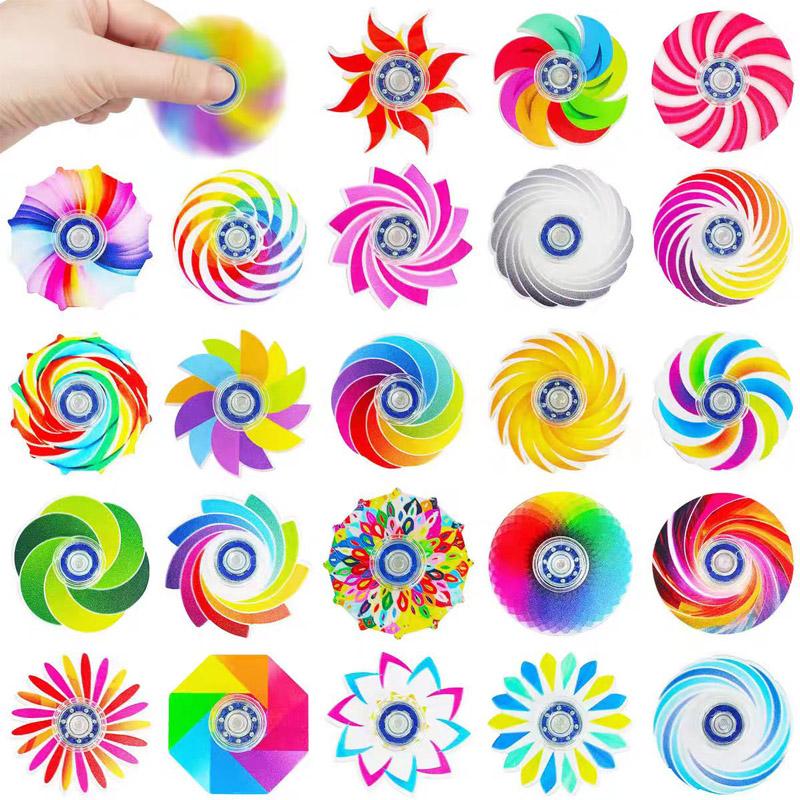 10Pcs Mini Fidget Spinner Toys Bulk Party Favors For Kids Birthday Gifts Goodie Bags Stuffers Classroom Carnival Prizes Supplies