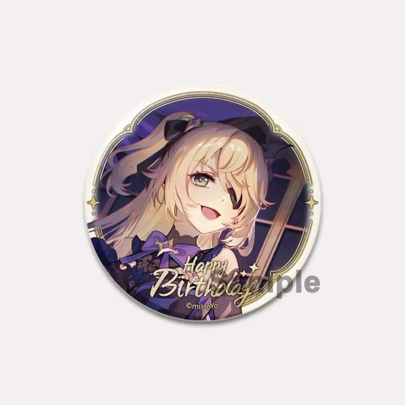 32/44/58mm Genshin Impact Tinplate Pin rotund desene animate Snap-in Brose pentru rucsac Cothes Accesorii Joc Anime Collection Badge Decorare