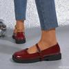 Flat Bottomed Women's Soft Top New Spring and Autumn Shallow Mouth Anti Slip Casual Single Shoe Mary Jane Daily Zapatos De Mujer