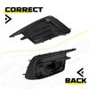 Left 1Pack Black Fog Light Trim Cover Bezel ABS Cap Fit Subaru Legacy 2018-