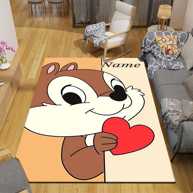 Custom 1Pc Chip Dale'S Playful Day Rug Office Carpet Indoor Outdoor Entrance Doormat Nonslip Soft And Comfortable Living Room D91621