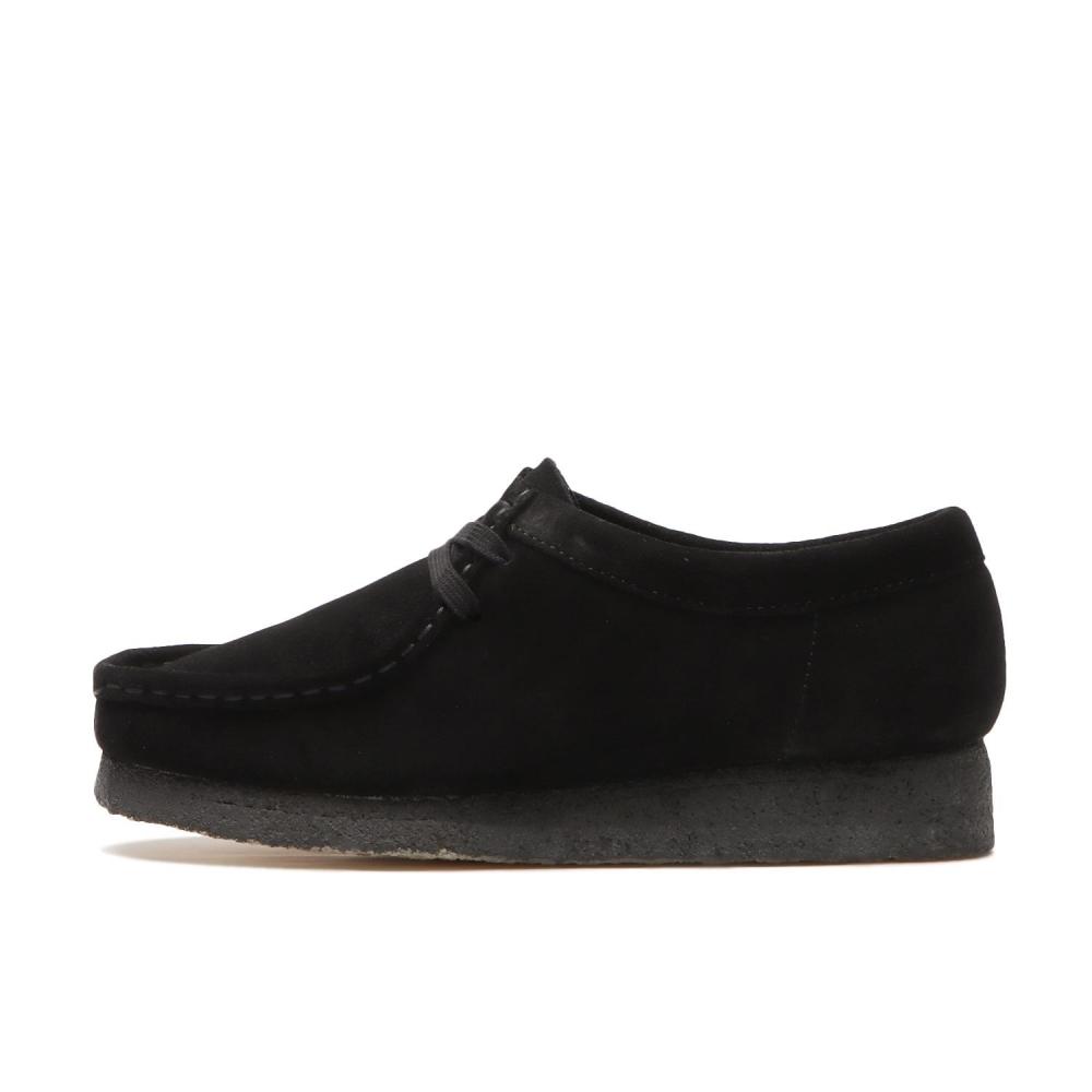 ClarkS W S Wallabee. 261555224 Черная замша 4.5(23.5cm)