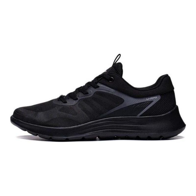 Li-Ning Qingyu Men Low Top Sprint Running Shoes Black ARST019-2 39