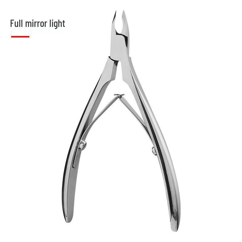 Russian Style Stainless Steel Cuticle Nipper, 4mm Blade - High-Quality Manicure Tool