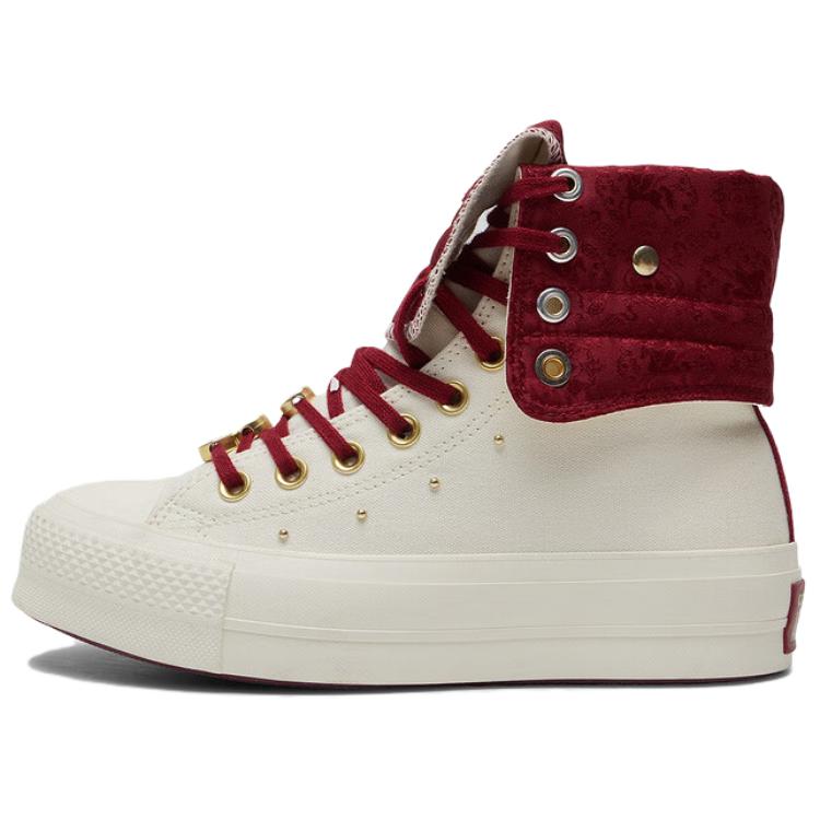 

Converse Chuck Taylor All Star Comfortable Versatile High-Top Canvas Shoes Women sneakers Off-White A19074C 36.5