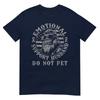 Emotionaler Unterstützungs-Ehemann Nicht streicheln Lustiger Affe Lustiges Meme T-Shirt