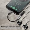D0101 USBC Type C Adapter port to 3.5MM       Earphone Headphone Cable USB(Gray )