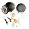 11Pcs Camping Cooking Utensils with Non-Stick Lightweight Pot Pan Bowls Set Camping Cooking Set for Camping Backpacking Hiking