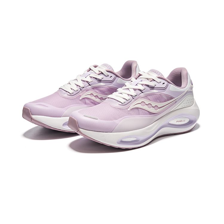 SAUCONY Phoenix Inferno 3 Comfortable Breathable Cushioning Support Rebound Low-Top Casual City Commuting Running Shoes Women Sneaker Purple S18188-1