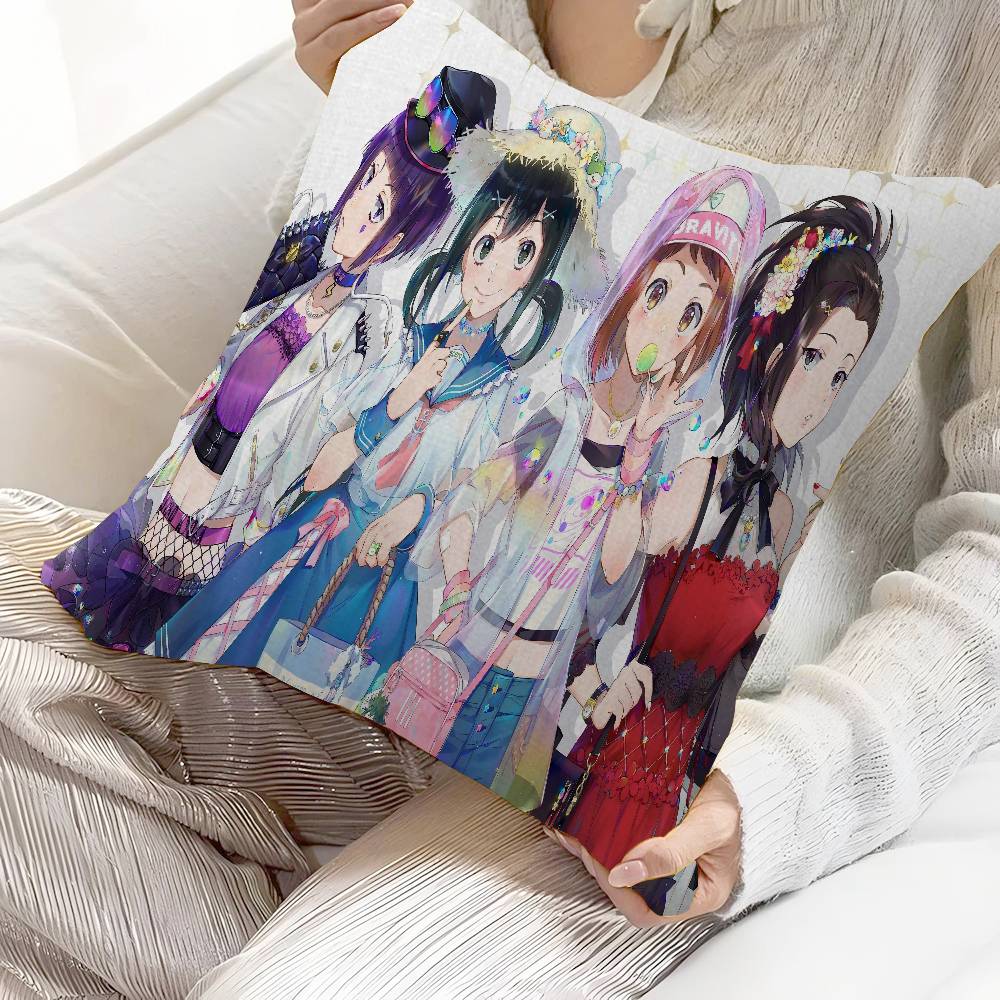 Anime M-My Hero Academia Cushion Cover Polyester Sofa Cushions Decorative Throw Pillows Home Decoration Pillowcover