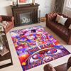 Personalized Crystal Velvet Carpet Custom Name Text,The Amazing Digital Circus Anti Slip Area Rug For Home Decoration