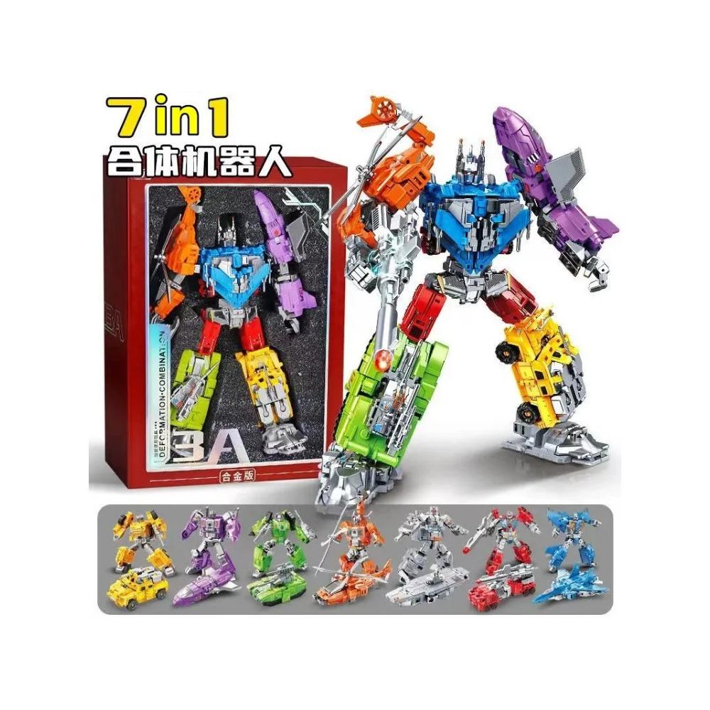 6 en 1 Transformateur Défenseur Defensor Bruticus Devastator Superion Figurine Jouets Modèle Boîte Couleur Figurines d'Action